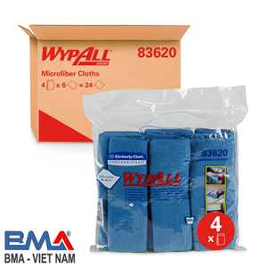 Khăn lau đa năng WYPALL MICROFIBER 83620 blue